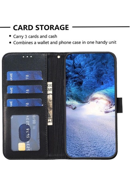 Xiaomi Redmi Not 12 Için Flip Case 5g Pu Deri Çok Renkli Kart Yuvaları (Yurt Dışından)