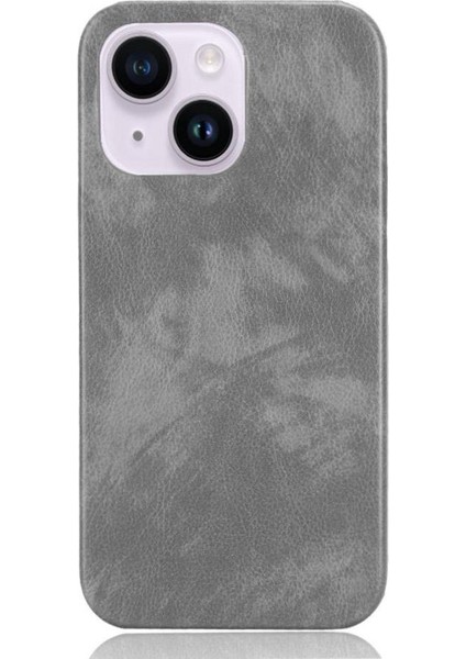 IPhone 15 Için Retro Durumda Artı Anti Scratch Retro Lychee Desen Koruyucu (Yurt Dışından)