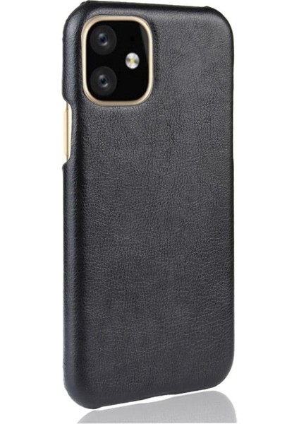 IPhone 11 Için Retro Durumda Koruyucu Kapak Retro Lychee Desen Anti (Yurt Dışından) modelleri