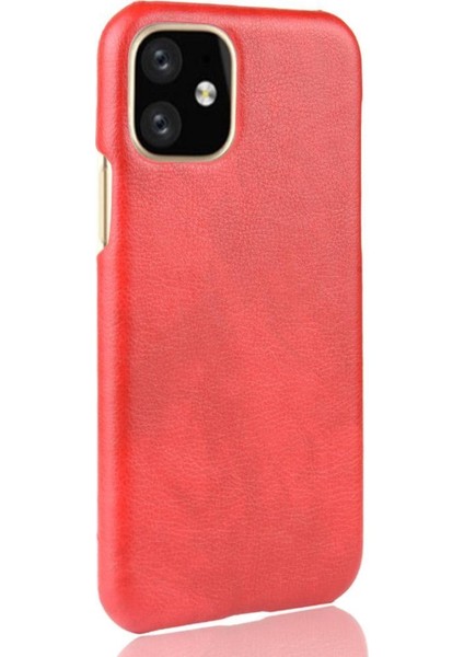 IPhone 11 Için Retro Durumda Koruyucu Kapak Retro Lychee Desen Anti (Yurt Dışından) modelleri