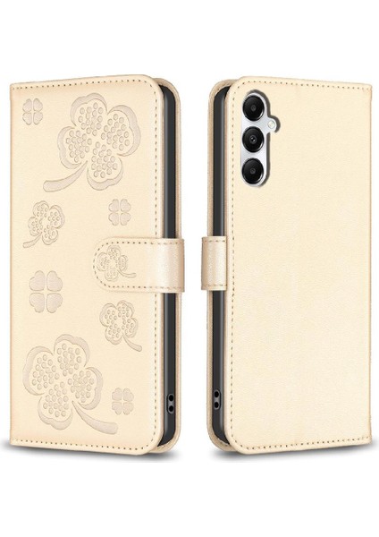Samsung Galaxy S23 Fe 5g Yonca Çiçek Çok Renkli Pu Cüzdan Için Flip Case (Yurt Dışından)