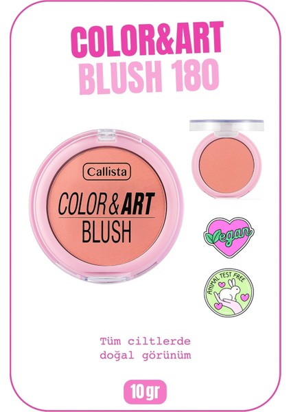 Color Art Blush Toz Allık - 180 Pink Perfection