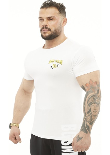 Slim Fit Esnek Tişört Big Sam 2753 modelleri