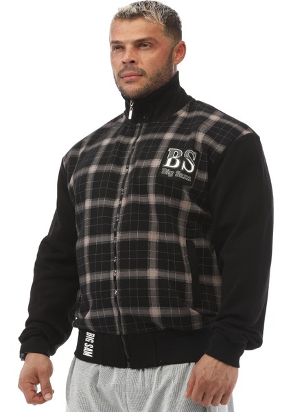 Ekoseli Siyah Ceket Big Sam 3585 fiyatları