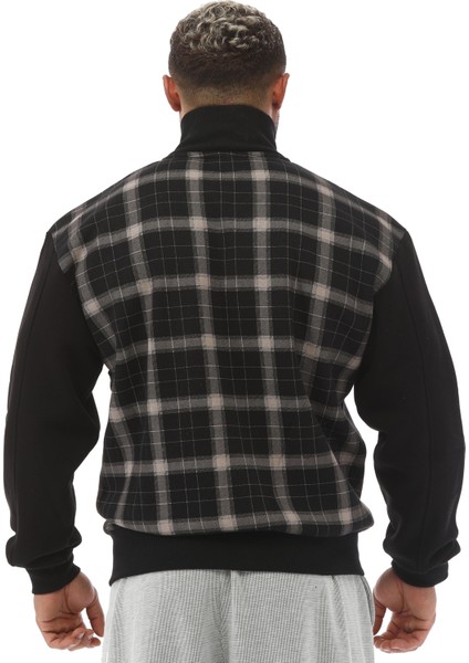 Ekoseli Siyah Ceket Big Sam 3585 fırsatları