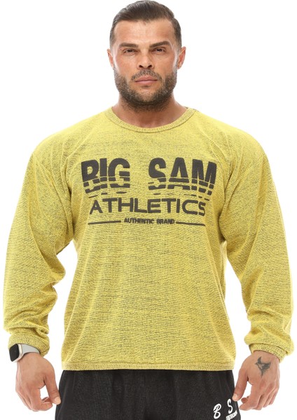 Sarı Havlu Kışlık Sweater Big Sam 4693