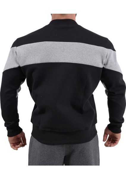 Gri Garnili Kışlık Eşofman Üstü Ceket Stilya 3610 indirimleri