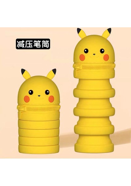 1 Hayvan Karikatür Ayı Kalem Çantası Geri Çekilebilir Silikon Kalem Tutucu (Yurt Dışından) fiyatları