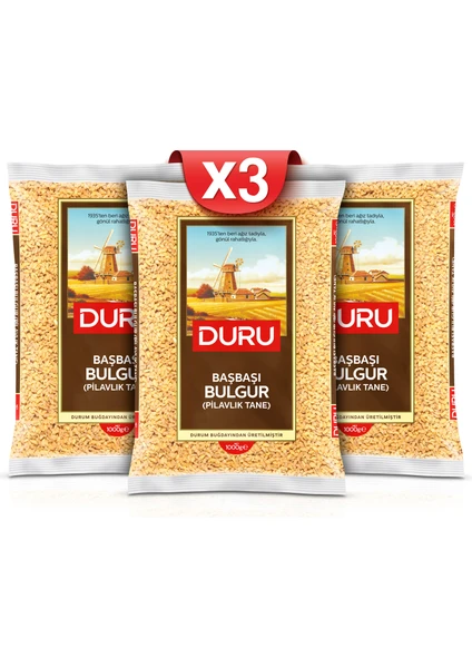 3'lü Başbaşı Bulgur 1 kg x 3