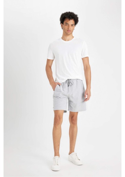 Slim Fit Dar Kesim Dar Paça Şort W7965AZ24HS
