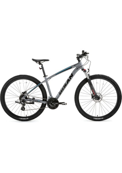 Mtx 7300 Dağ Bisikleti 43 cm Hd 27.5 Jant 24 Vites Metalik Gri Mavi