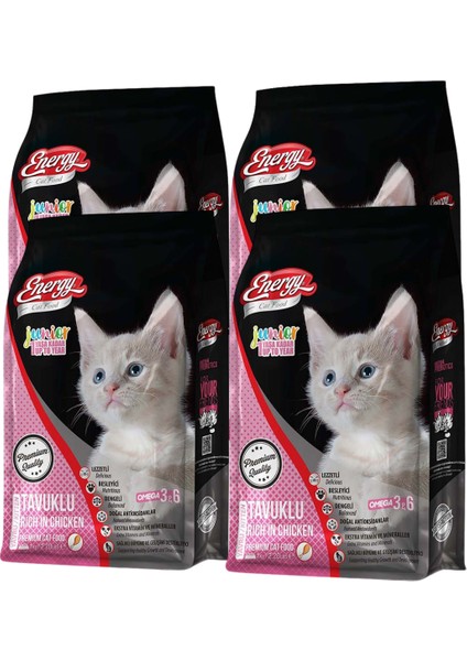 Tavuklu Yavru Kedi Maması 1 kg - 4 Adet