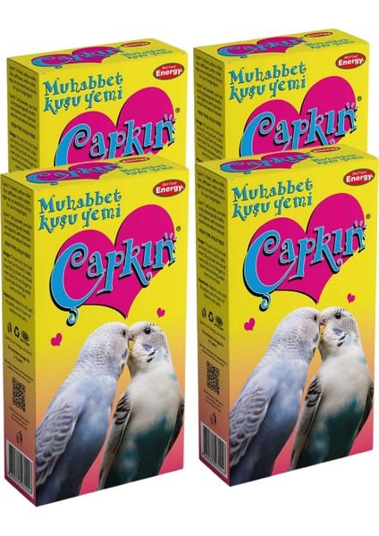 Çapkın, Muhabbet Kuşu Yemi 300 gr 4'lü Paket fiyatları