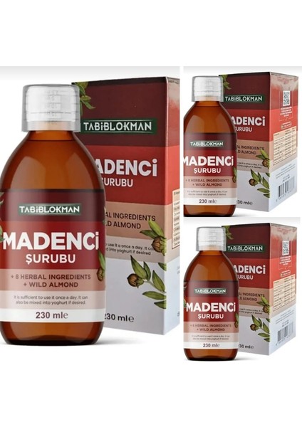 Madenci şurubu 230 ml x 3 Adet