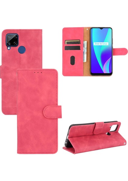 Kart Tutucu Kickstand Kapak ile Realme C21Y Tam Koruma Için Kılıf (Yurt Dışından) modelleri