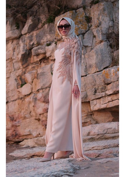 Abiye 2958 Bej modelleri