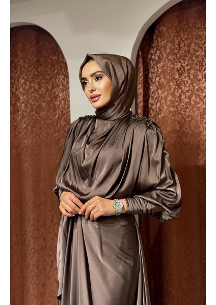 Abiye 2108 Kahve modelleri