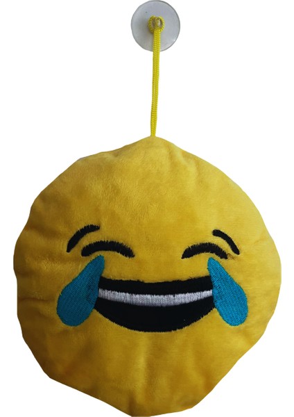 Torpido Pandizot Üstü Araç Ön Arka Cam Oto Ayna Aksesuar Süs / Gözü Yaşlı Gülen Surat Emoji Yastık