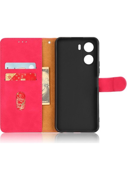 Vivo Y16 4g Deri Folio Flip Case Koruyucu Kapak Için Kılıf Kart ile (Yurt Dışından)