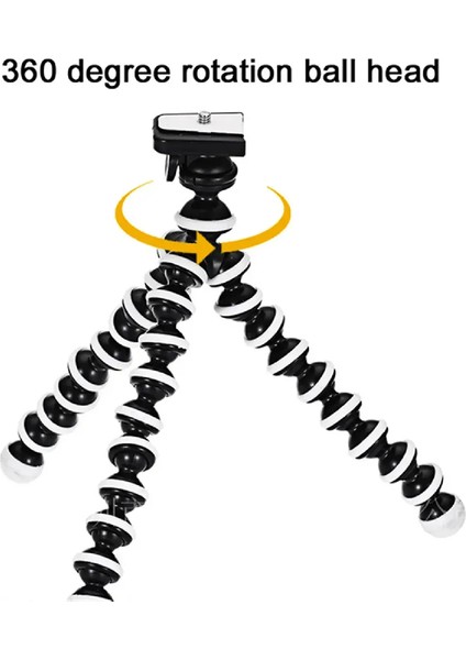 The Wlue 16 cm Boncuk Ahtapot Tripod Telefon Tutucu Aparat