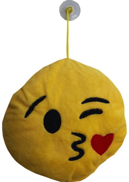 Torpido Pandizot Üstü Araç Ön Arka Cam Oto Ayna Aksesuar Süs / Öpücük Surat Araba Emoji Yastık
