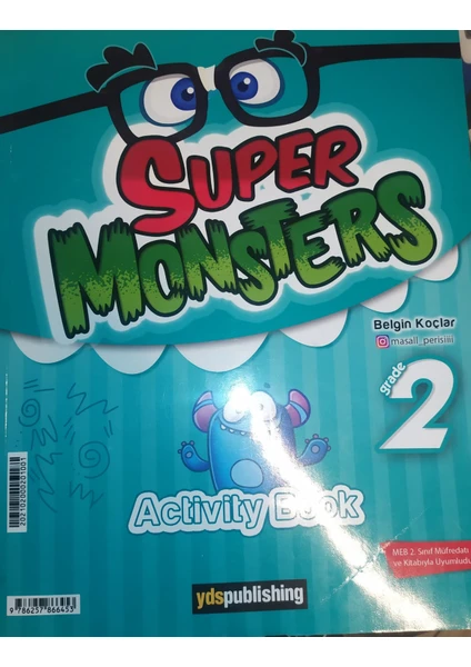 Yds Publishing Super Monsters 2. Sınıf Student's Book+Activity Book Tek Kitap