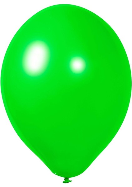 5 inç Çim Yeşili Renk Küçük Boy 10'lu Parti Seti Doğum Günü Balonu