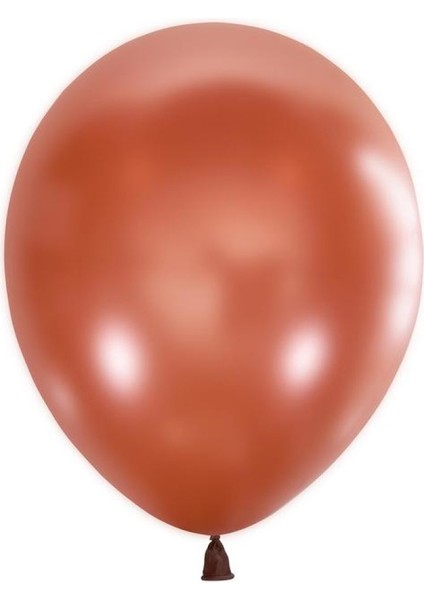^^ 5 Inç * Yanık (Burnt) Turuncu * Renk Küçük Boy 10 Lu Parti Seti Doğum Günü Balonu