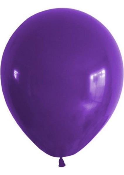 ^^ 5 Inç * Mor * Renk Küçük Boy 10 Lu Parti Seti Doğum Günü Balonu