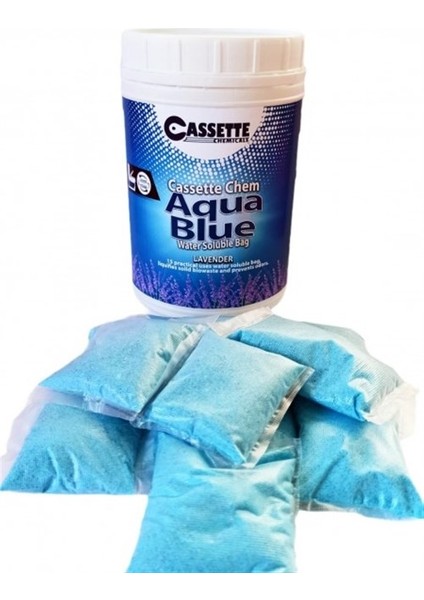 s Aqua Blue Water Soluble Bag Katı Atık Parçalayıcı