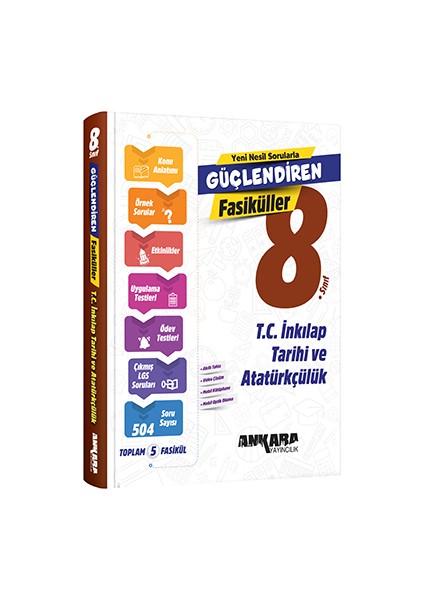 Ankara 8. Sınıf T.c. Inkılap Tarihi ve Atatürkçülük Güçlendiren Fasikül Ankara Yayıncılık