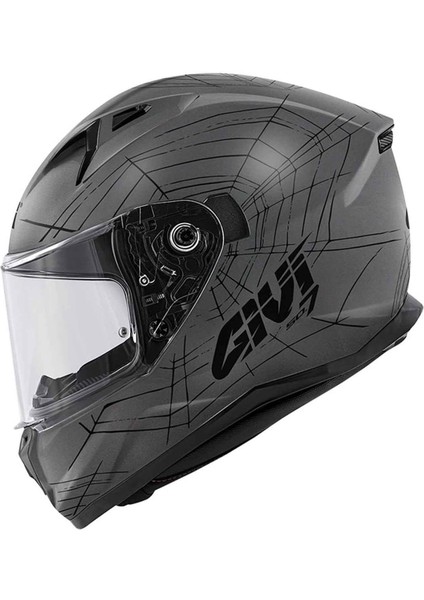 50.7 Phobia Kapalı Motosiklet Kaskı