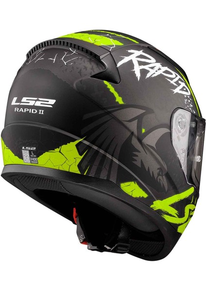 Rapid 2 Raven Kapalı Kask
