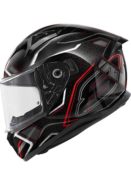 50.8 Kapalı Motosiklet Kaskı