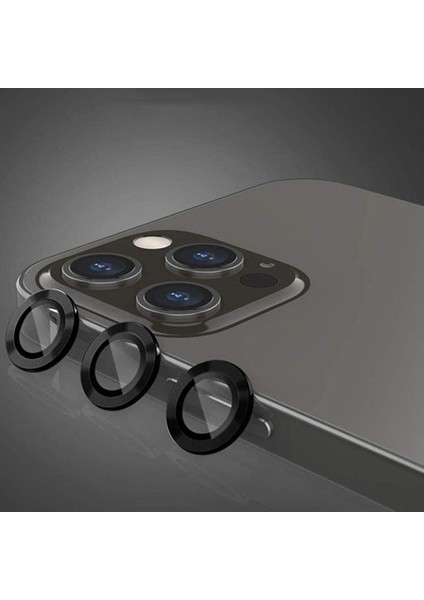 Apple iPhone 14 Pro Max Lens Kamera Koruyucu Mercak Siyah fiyatları
