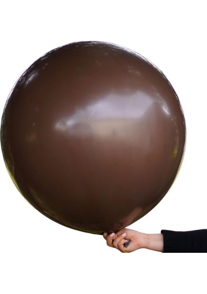 ^^ 18 Inç *çikolata Kahve* Renk Jumbo Balon Parti Seti Doğum Günü Balonu 45 cm