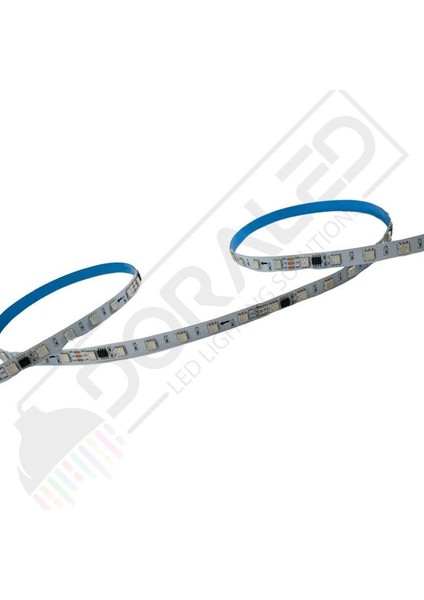 24V WS2811 Rgb Pixel Cob Şerit LED 60 Ledli IP20 5m