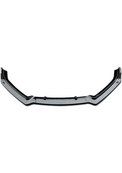 Vw Polo 6r Ön Tampon Lip Plus V2 3 Parça Piano Black Abs 2009-2017 Arası