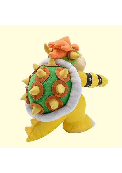 Sarı Küçük Bowser Bowser Ateş Ejderhası Peluş Oyuncak (Yurt Dışından)