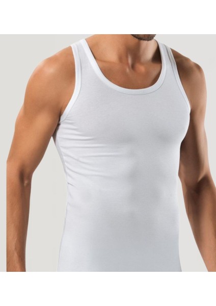 2 Adet Erkek Slim Fit Dar Kalıp Likralı Penye Sporcu Atleti(Rambo Atleti) fiyatları