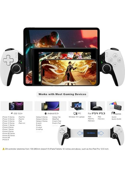 D9 Gamepad Oyun Konsolu Controller For Switch Ios Android Controller Support Cloud Gaming