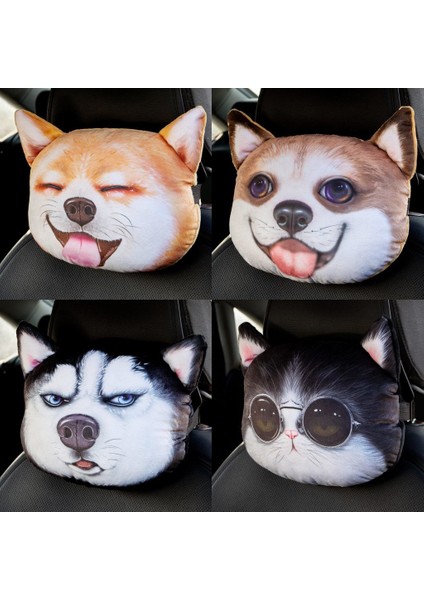 Emniyet Kemeri 1 Tarzı Sevimli Köpek Kedi Araba Başlık Yastığı Güvenlik Koltuk Kemeri Omuz Kapağı Pad Erkek Kadın Kızlar Araba Aksesuarları (Yurt Dışından) indirimleri
