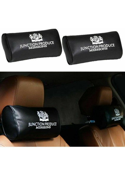 2x Jp Junctıon Produce Stil Jdm Araç Boyun Yastığı Başlık Dinlenme Yastığı (Yurt Dışından)