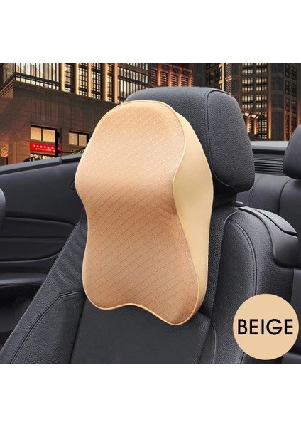 Bejb Tarzı 2 Boyutlu Araba Boyun Yastığı 3D Hafıza Köpük Başlık Ayarlanabilir Otomatik Başlık Yastığı Seyahat Boyun Yastığı Destek Tutucu Koltuk Yastığı (Yurt Dışından)