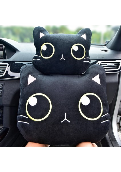 1 Adet Kafalık Yastık Stili Sevimli Kedi Araba Boyun Yastığı Karikatür Kedi Kafası Araba Başlık Seyahat Yastık Kedi Emniyet Kemeri Omuz Pedleri Kılıfı Arka Görüş Aynası Kapağı (Yurt Dışından) modelleri