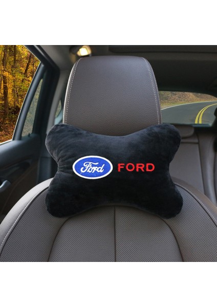 Ford 2 Adet Tarzı Ford Fiesta Ecosport Escort Ranger Mondeo Mustang Için Araba Boyun Desteği Yumuşak Koltuk Baş Yastığı Pamuk Otomobil Destek Sırtlık (Yurt Dışından) fırsatları