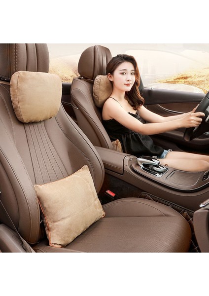 Kahve-Boyun Tarzı Maybach Tasarımı S Sınıfı Yumuşak Ayarlanabilir Araba Başlık Boyun Desteği Koltuk Başlığı Boyun Yastığı (Yurt Dışından) fiyatları