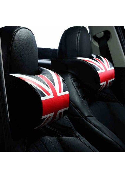 Mavi ve Kırmızı Tarzı Bmw Mını Cooper Için Pvc Deri Nefes Alabilir Araba Boyun Yastığı Iç Aksesuarlar (Yurt Dışından) modelleri