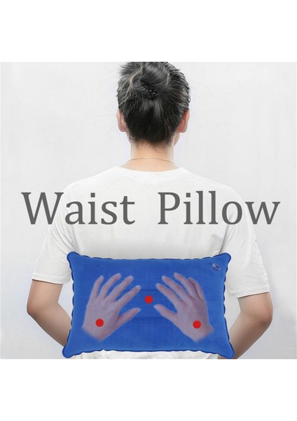 22X34CM Gri Stil Sıcak Satış Araba Aksesuarları Şoförler Için Bel Yastığı Şişirilebilir Seyahat Yastığı - Yüksek Kaliteli Taşınabilir Arka Koltuk Desteği (Yurt Dışından) modelleri