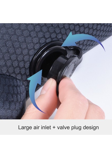 Mavi Stil Jınserta Otomatik Şişmeli U-Şekilli Seyahat Boyun Yastığı Araba Hava Şişirilebilir Başlık Katlanabilir Taşınabilir Boyun Yastığı Pillow (Yurt Dışından)